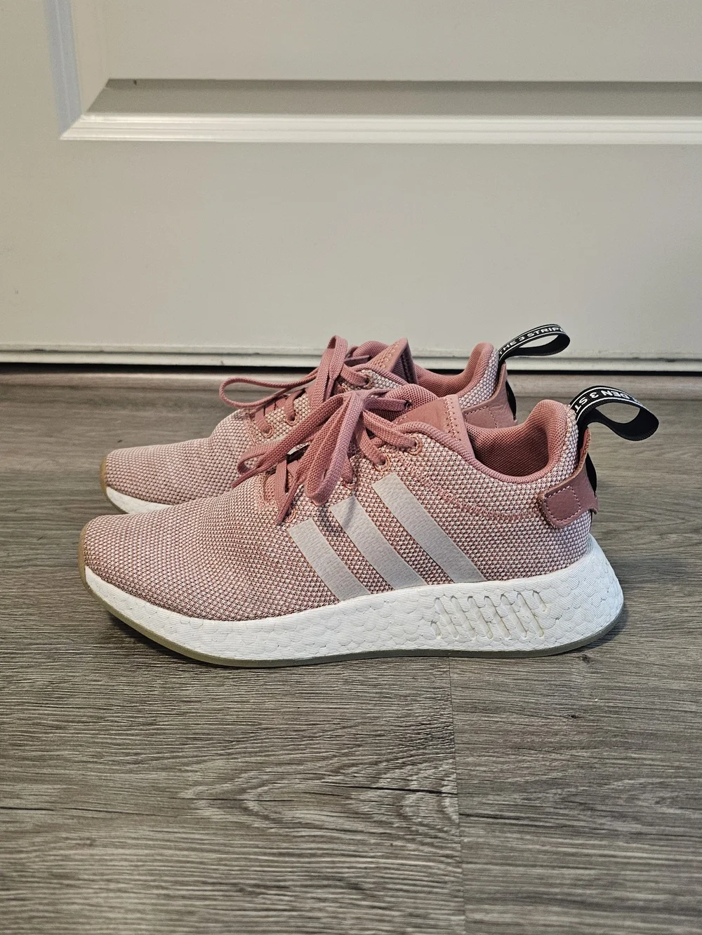 Adidas Women’s Pink NMD_R2 Lightweight Sneakers
